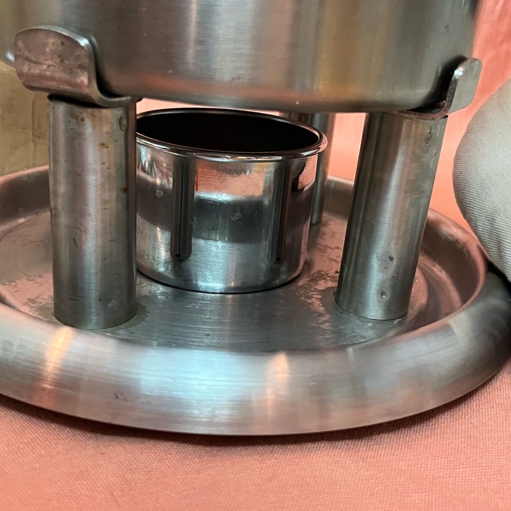 FARBERWARE Fondue Set Pro Commercial Deluxe Stainless Steel - Picture 5 of 8